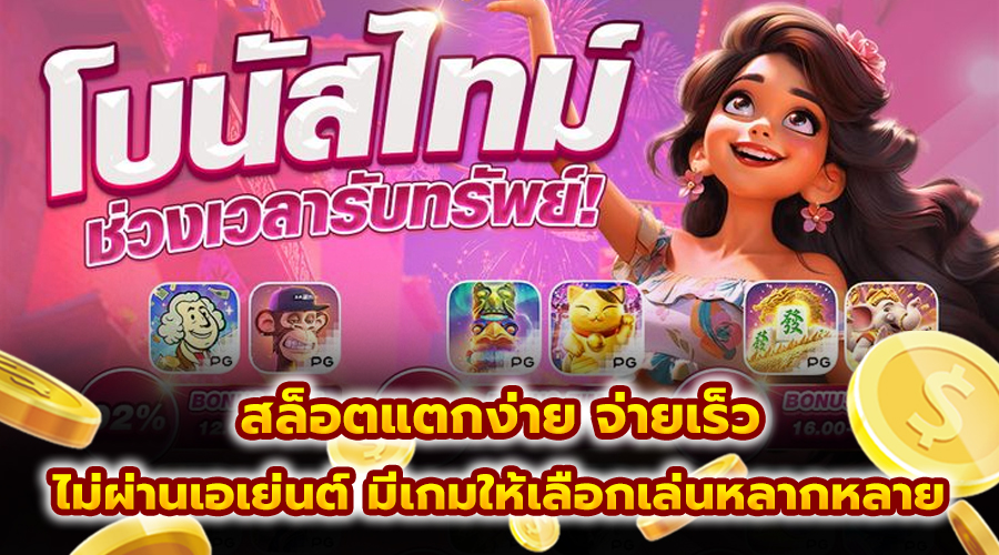 สล็อตแตกง่าย จ่ายเร็ว